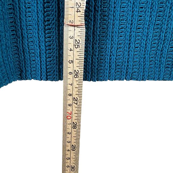 FP Beach Grace Pullover Sweater Teal Sapphire Boxy Oversize Slouchy | M - Picture 10 of 12